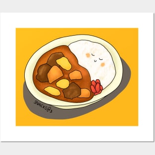 Delicious Japanese Curry with Rice Posters and Art